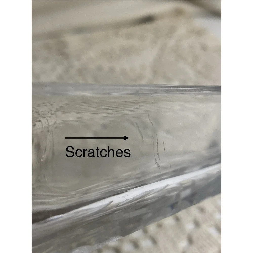 Leaded Crystal Catchall Trinket Dish Octogonal Decorative Pin Tray Floral Motif